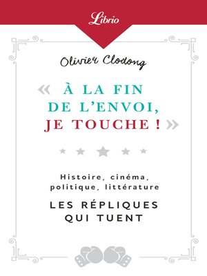 cover image of "À la fin de l'envoi, je touche !"